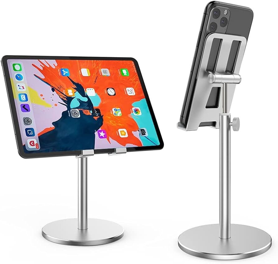 Amazon.co.jp: ZEKOO スマホスタンド 卓上 高さと角度調整 アルミ 携帯
