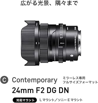 Amazon.co.jp: シグマ(Sigma) レンズ 24mm F2 DG DN Sony ソニー E