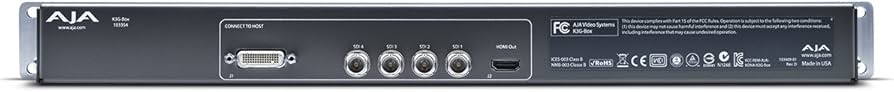 Amazon.com: AJA K3G-BOX 1RU External Breakout Box for KONA 3 Video