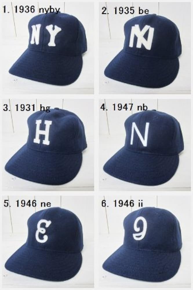 Amazon | ebbets field flannels [ball cap][navy collections][6c] エ
