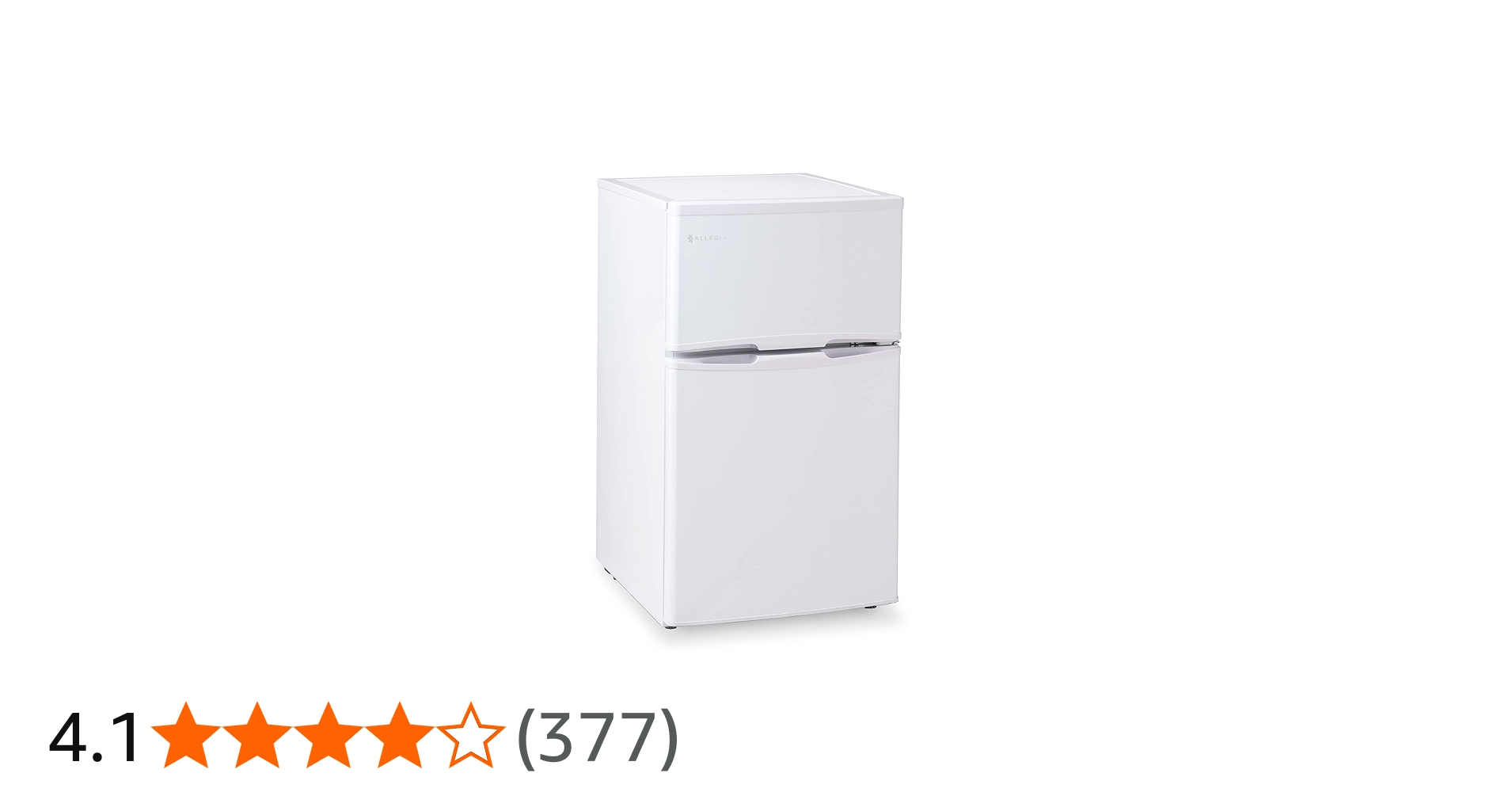 Amazon.co.jp: アレジア 冷蔵庫 小型 一人暮らし 97L 冷凍庫付き 2ドア