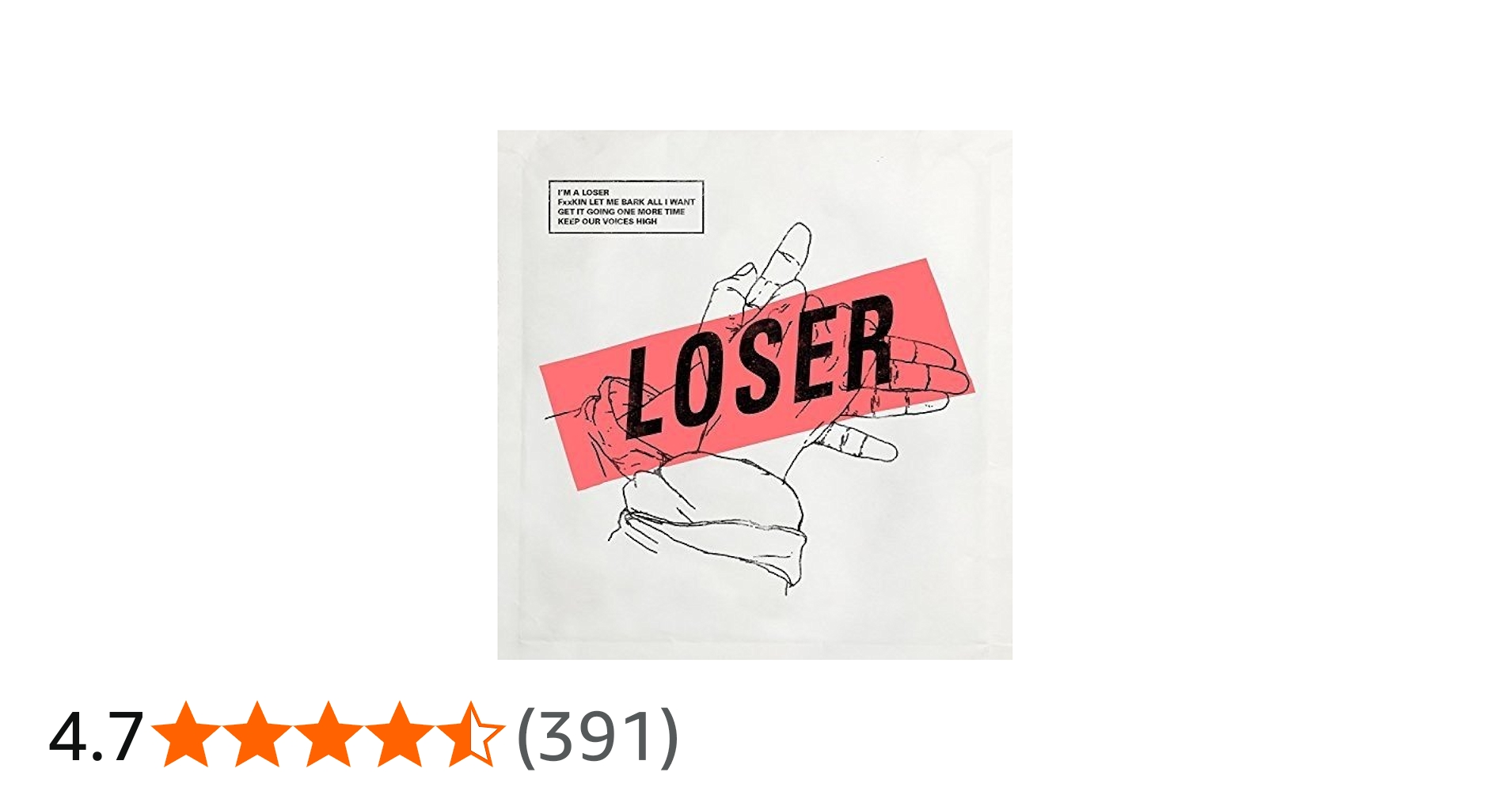 Amazon.co.jp: LOSER/ナンバーナイン(LOSER盤 初回限定)(CD+ドッグタグ