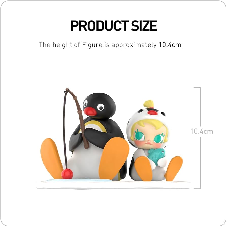 Amazon.co.jp: POP MART Baby Molly × PINGU Fishing Time ポップ
