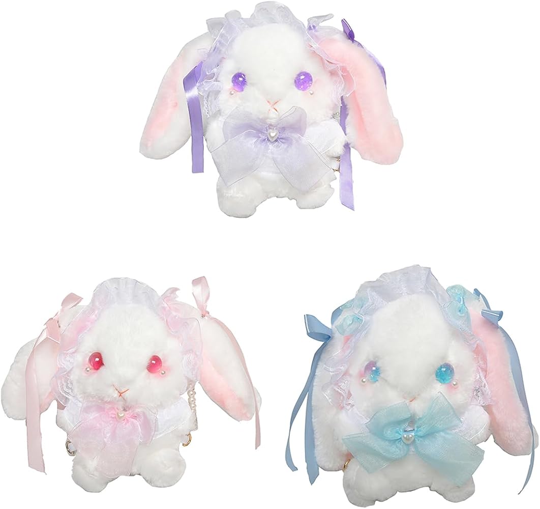 Amazon | ショルダーバッグ ポシェット ぬいぐるみ うさぎ バッグ