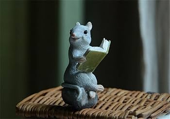 Amazon.co.jp: Fmtop-JP ガーデンオーナメント ねずみ 置物 樹脂 庭