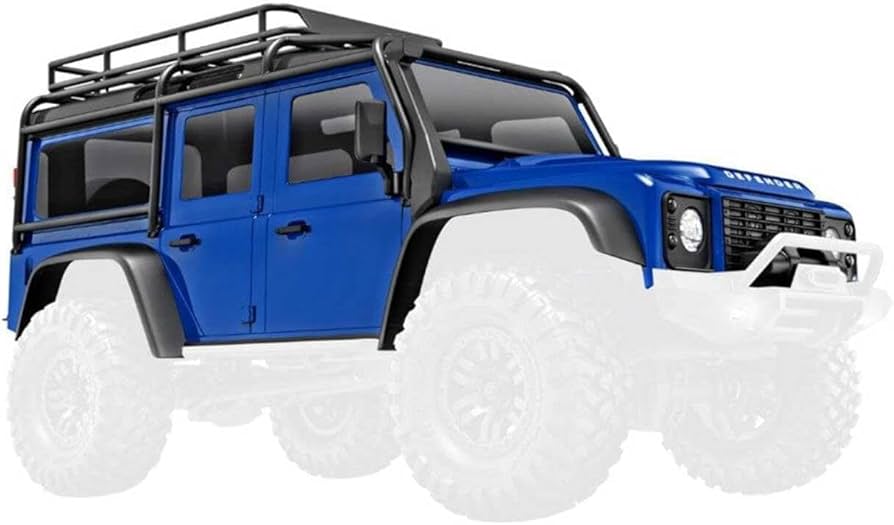 Amazon.com: Traxxas TRX-4M Complete Land Rover Defender Body BLUE
