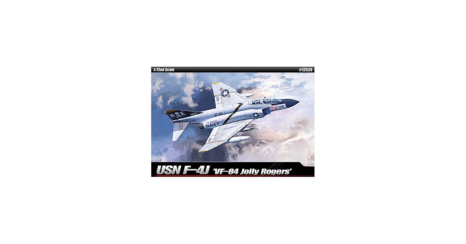 Amazon.com: ACADEMY Hobby Kits 1/72 USN F-4J VF-84 Jolly Rogers