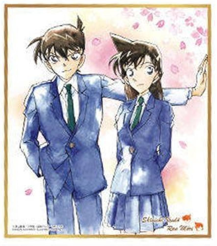 Amazon.co.jp: 名探偵コナン色紙ART ［4.工藤新一 & 毛利蘭］(単品