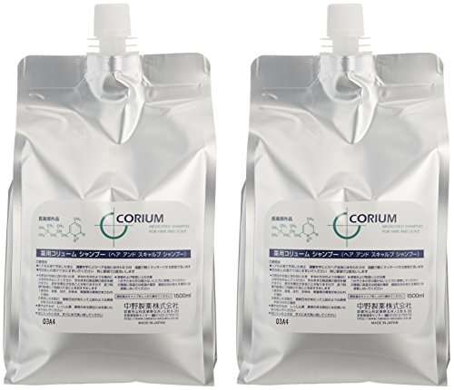 中野製薬 薬用 コリューム シャンプー 1500ml×2 詰め替え用