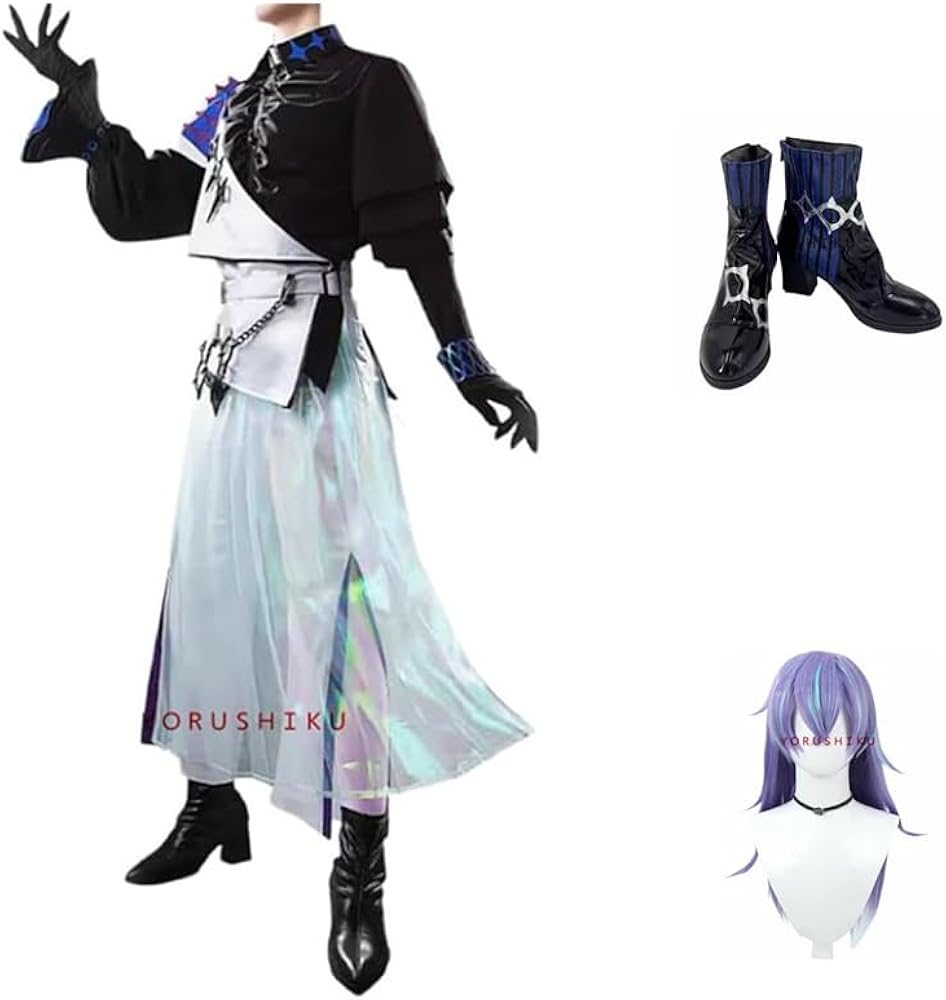 Amazon.co.jp: [CAIQISS] 星導ショウ コスプレ衣装+ウィッグ+ 靴 風