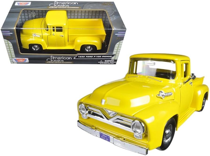 Amazon | ミニカー 1/24 MOTORMAX☆1955 フォード F100 ピックアップ