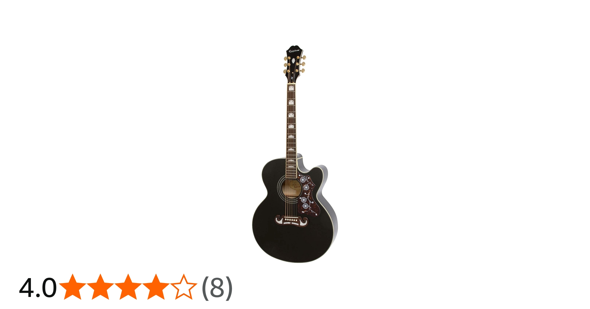 Amazon | Epiphone/J-200EC Studio BK (Black) (EJ-200SCE) エピフォン
