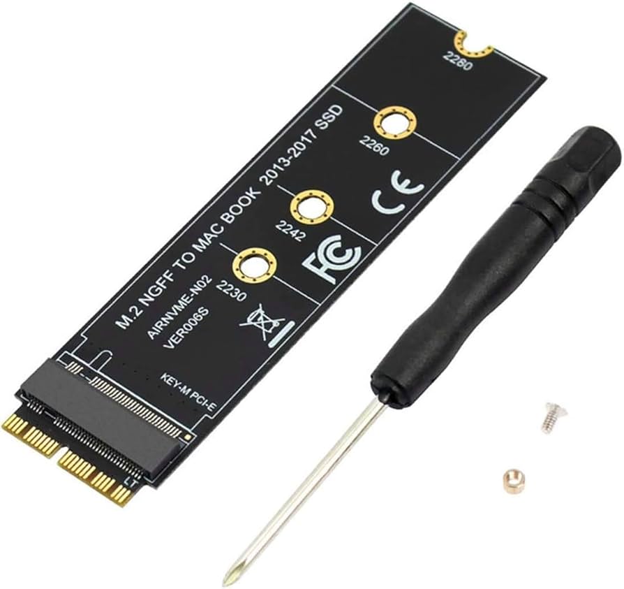 Amazon.co.jp: Macbook Air (2013-2017)用 M.2 NVMe SSD変換アダプタ