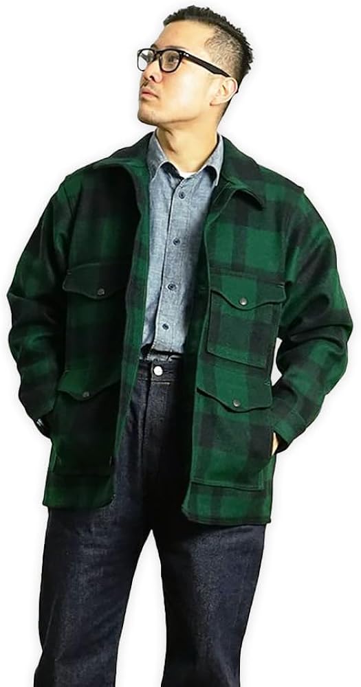 Amazon | [フィルソン] ウールコート マッキーノ クルーザー グリーン