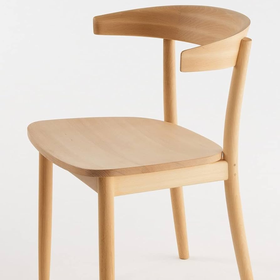 Amazon.co.jp: 無印良品 ブナ無垢材チェア 幅51×奥行50.5×高さ73