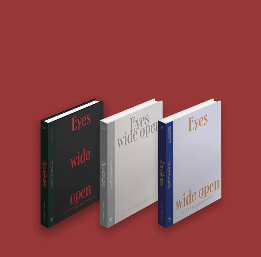 Twice Eyes Wide Open 2nd Album Retro Version CD+1p Lyric Poster On