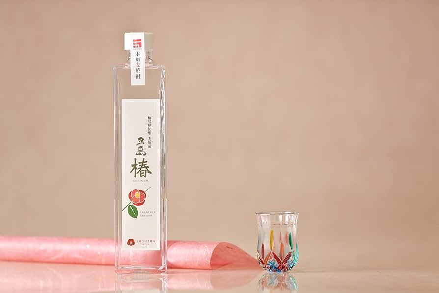 Amazon.co.jp: 五島列島酒造 五島椿 瓶 23度 500ml [ 焼酎 長崎県