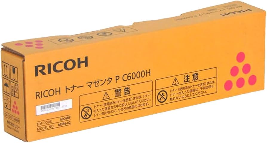Amazon.co.jp: 600685 ［RICOH トナー マゼンタ P C6000H］ : パソコン