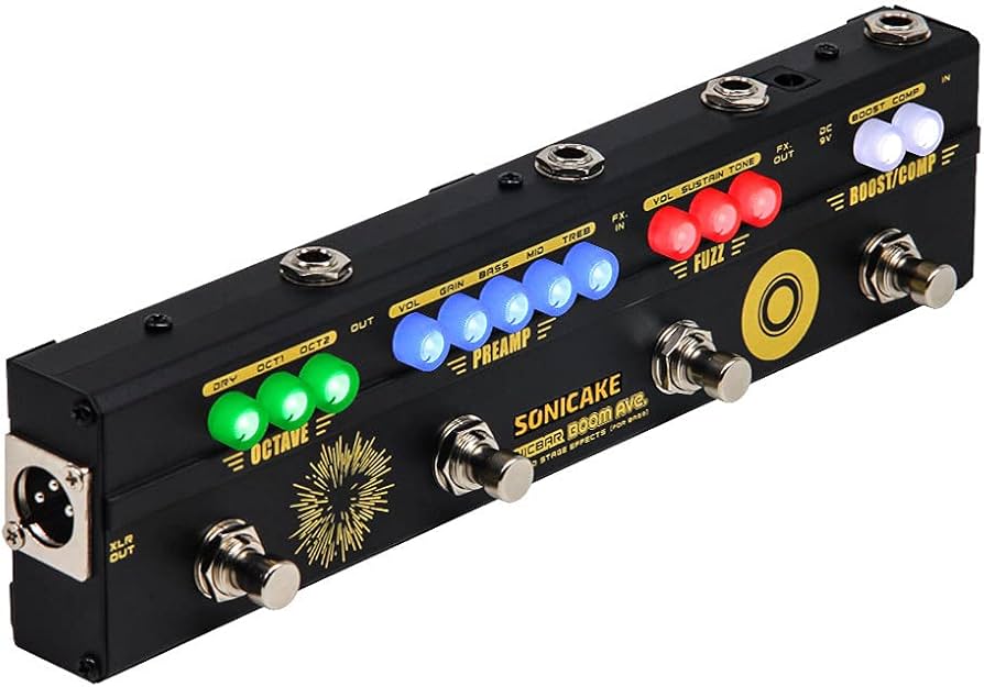 Amazon | SONICAKE プリアンプ＆コンプレッサー＆ブースター＆ファズ