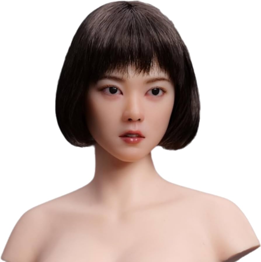 Amazon | HiPlay YMTOYS 1/6 フィギュア ヘッド 可動眼アジア女性