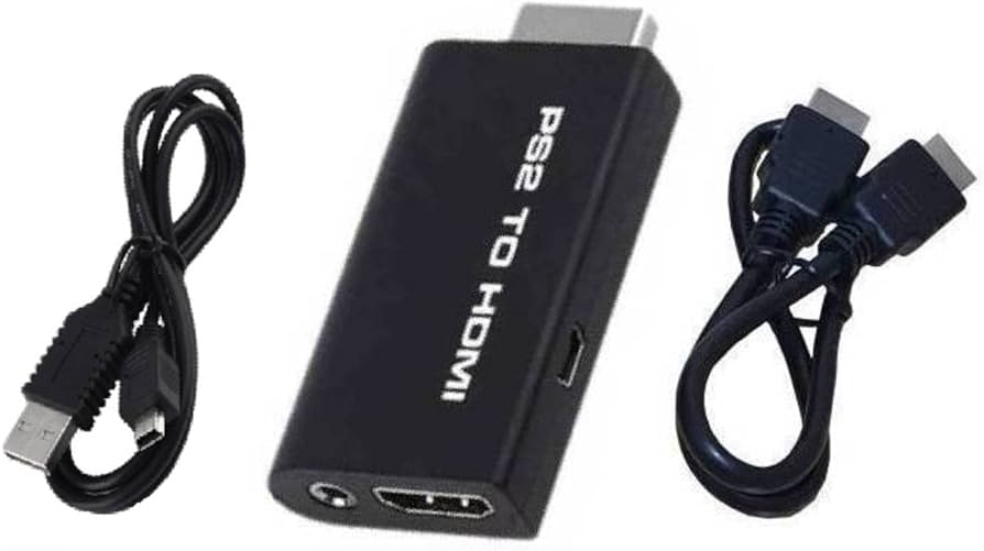Amazon.co.jp: PS2 to HDMI 変換アダプター プレステ2 コンバーター