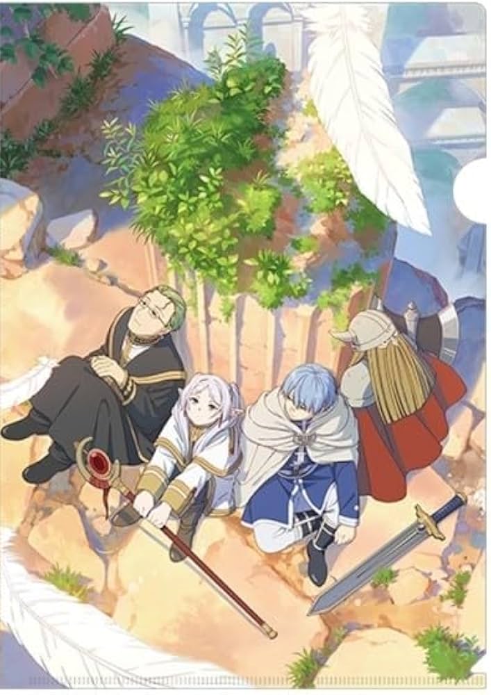 Amazon.co.jp: 葬送のフリーレン クリアファイル 勇者一行 フリーレン