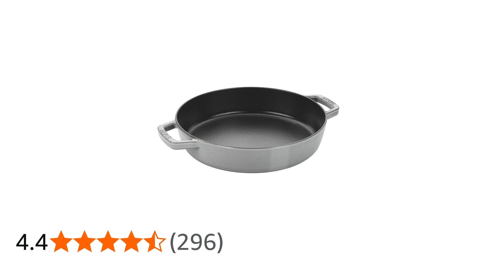 Amazon｜staub ストウブ 「 両手フライパン グレー 20cm 」 スキレット