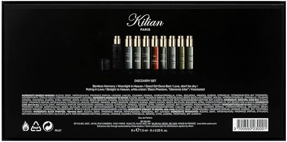 Amazon.com : Kilian Discovery Set - 8 Travel Fragrances (8 x .25