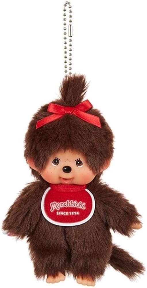 Amazon.co.jp: Sekiguchi 202485 Monchhichi Keychain for Girls