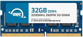 OWC 32GB DDR4 3200MHz PC4-25600 CL22 2RX8 Non-ECC SODIMM 1.2V 260