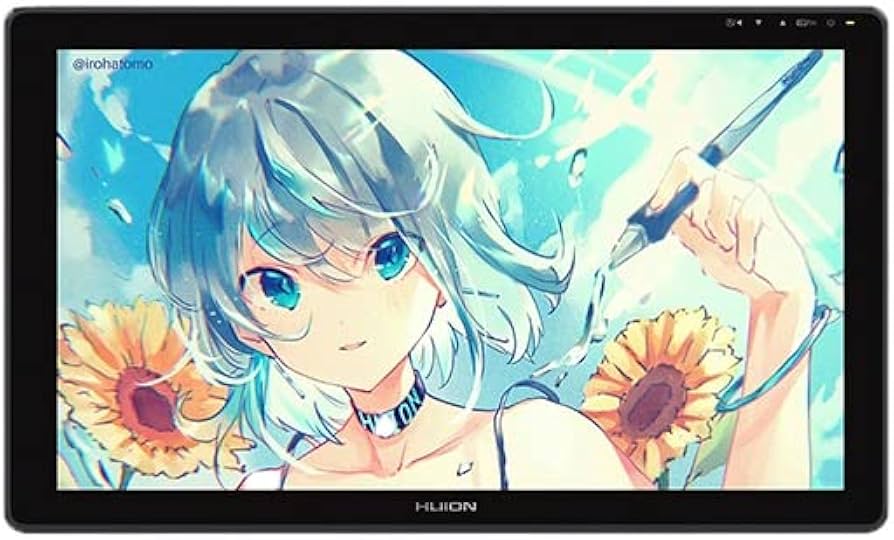 Amazon | HUION液タブ Kamvas 22 スマホでお使える液タブ 充電不要な筆