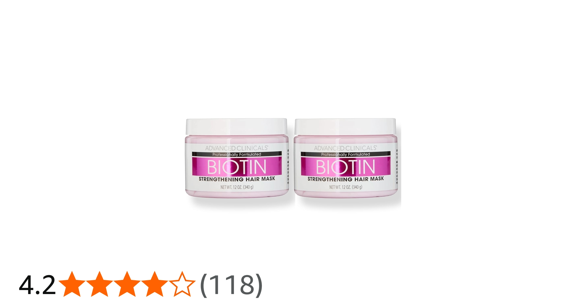 Amazon | 【日本公式】 Advanced Clinicals ビオチン ヘアマスク ヘア