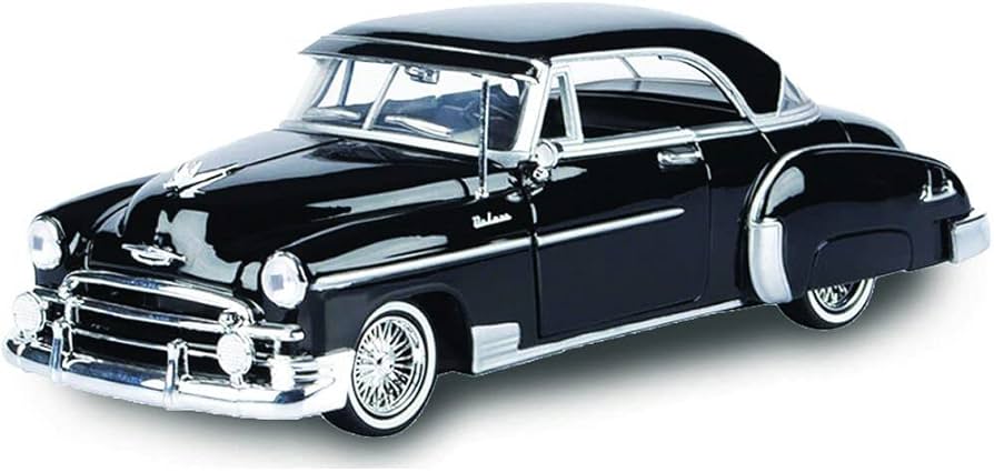 Amazon.com: 1950 Chevy Bel Air Lowrider Black Get Low Series 1/24