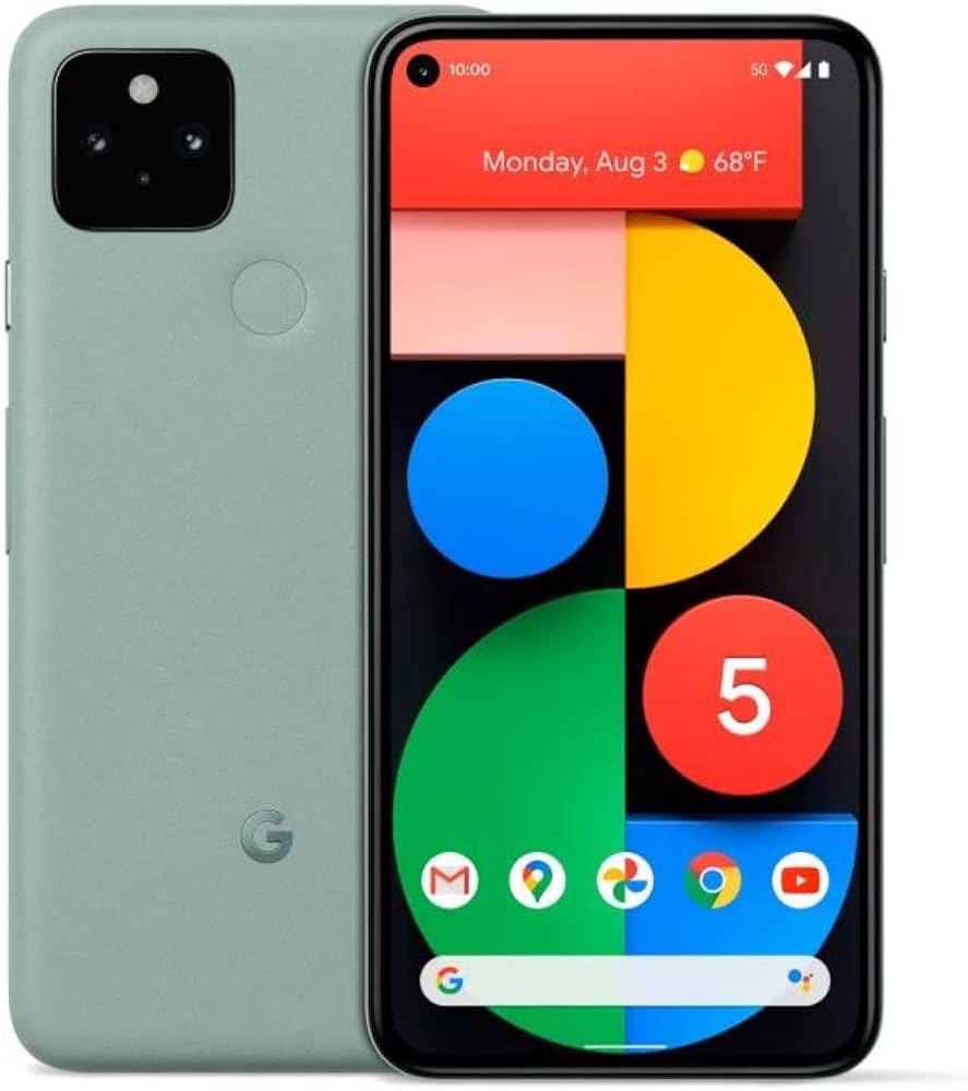 Amazon | 【整備済み品】 Google Pixel 5 G5NZ6 128GB Sorta Sage SIM