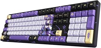 Amazon | 原神（げんしん）刻晴 霆霓快雨Ver. メカニカル キーボード