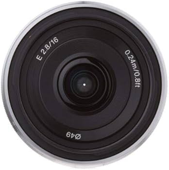 Amazon.com : Sony E 16mm f/2.8 Lens, Bundle with ProOptic 49mm