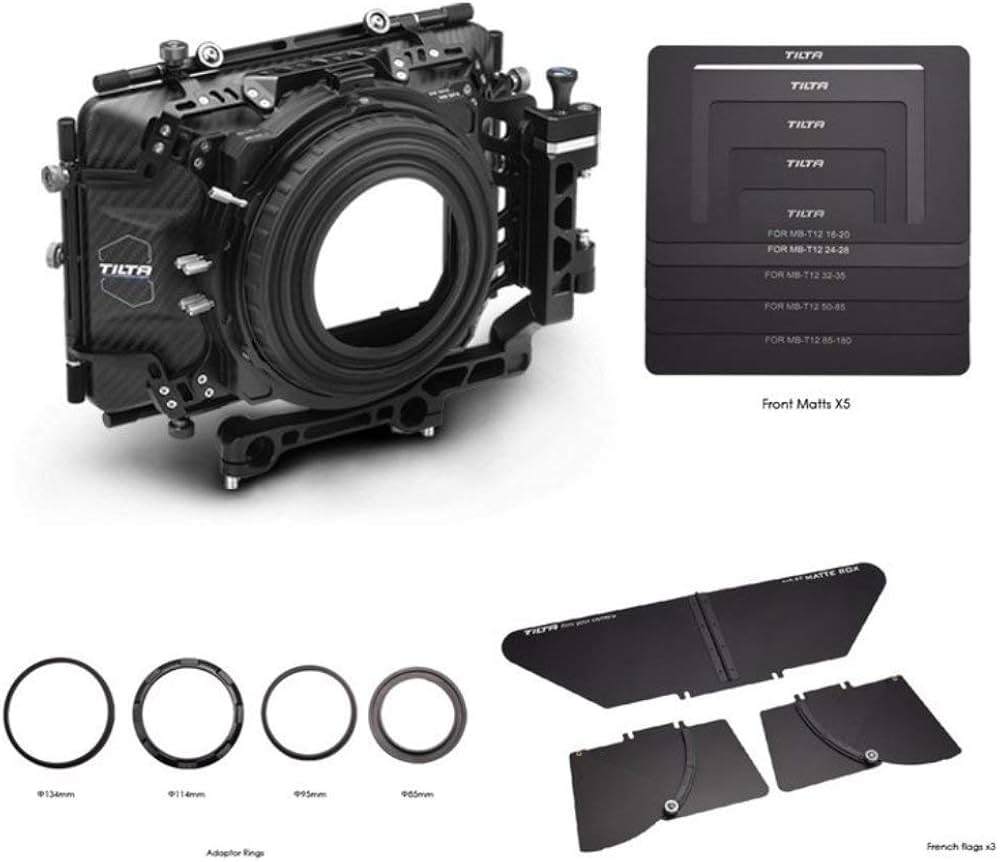 Amazon | Tilta MB-T04 4×5.65 カーボン ファイバー マット ボックス