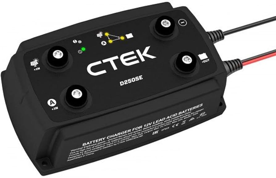 Amazon | CTEK D250SE デュアル入力20A充電器 選択可能な充電電圧付き