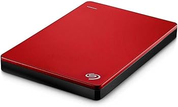 Seagate Backup Plus Slim 2TB External Hard Drive Portable HDD Red
