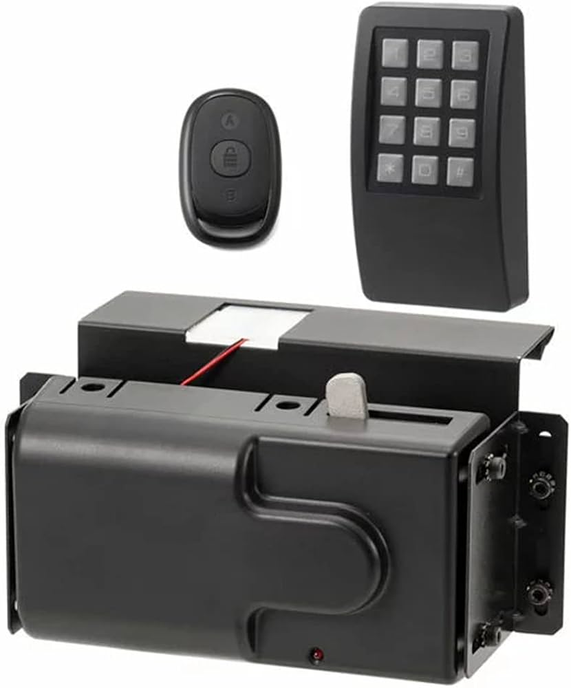 セリュールアミュレット らくらく電子錠黒テンキー、ワンタッチボタン付属