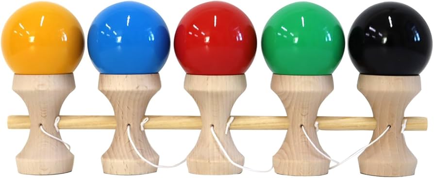 Amazon | ラングスジャパン(RANGS) 5連けん玉 カラー | けん玉 | おもちゃ