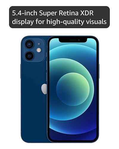 Amazon.com: Apple iPhone 12 Mini, 64GB, Blue - Unlocked (Renewed