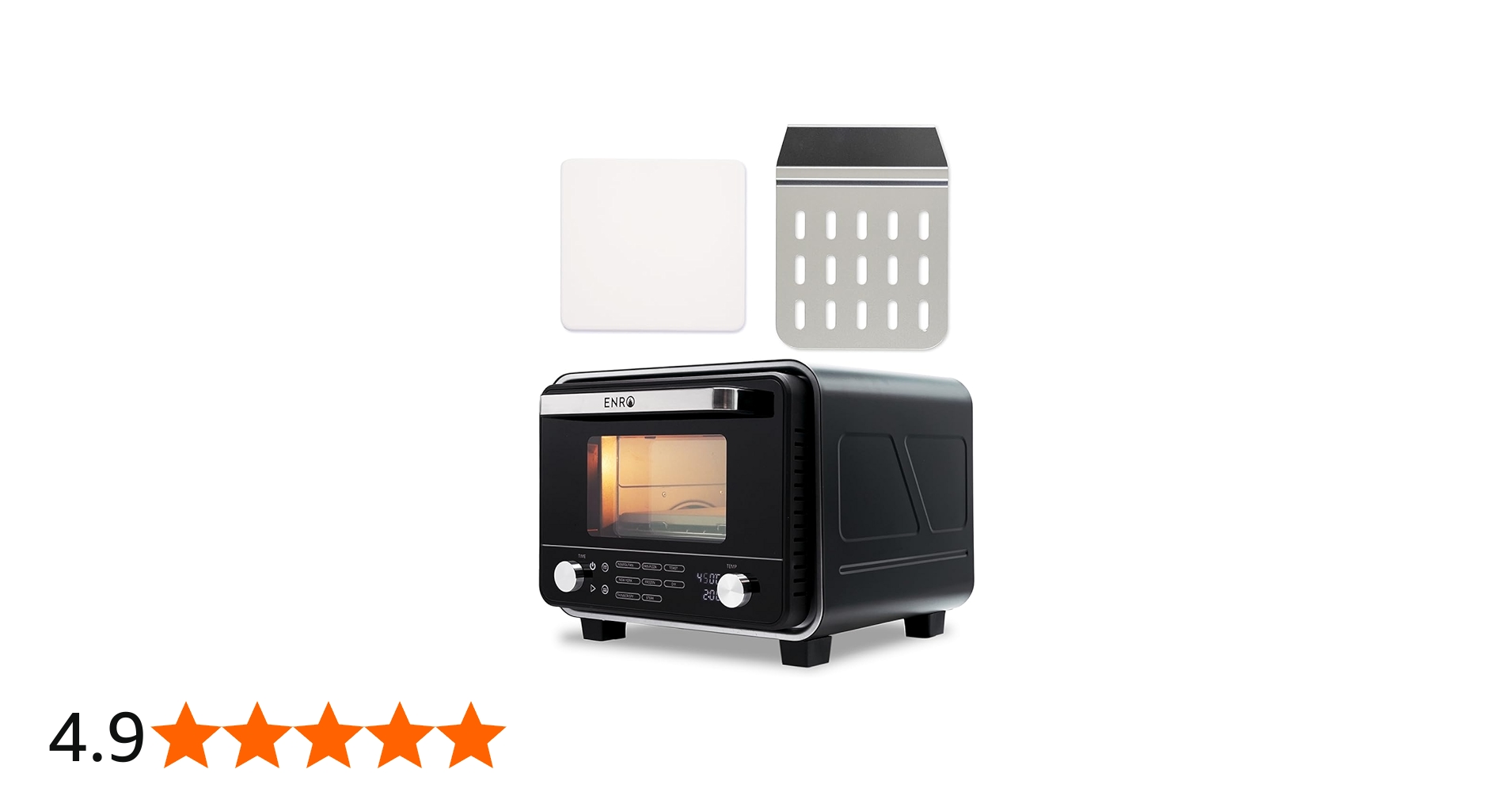 Amazon | ENRO 小型家電ピザ窯 電気式窯焼名人mini 【ピザ窯