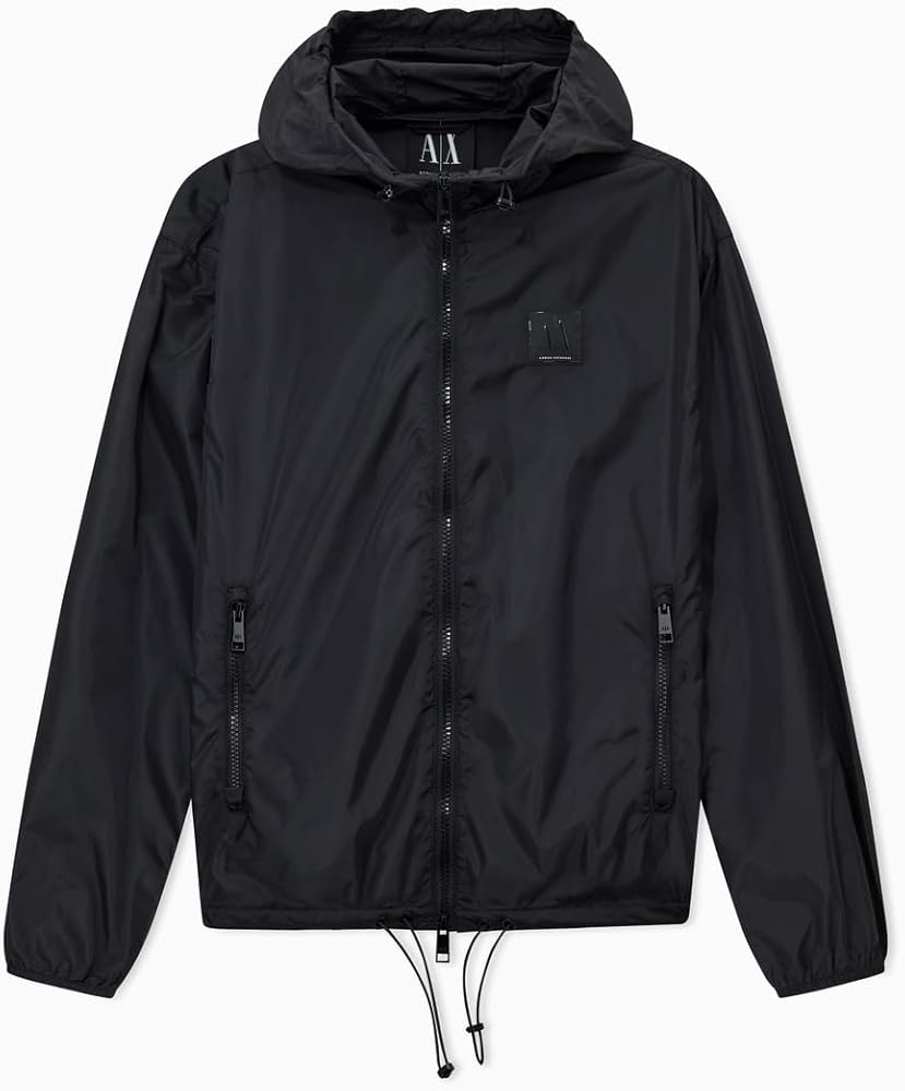 Amazon.com: Armani Exchange Women's Icon Nylon Hooded Blouson