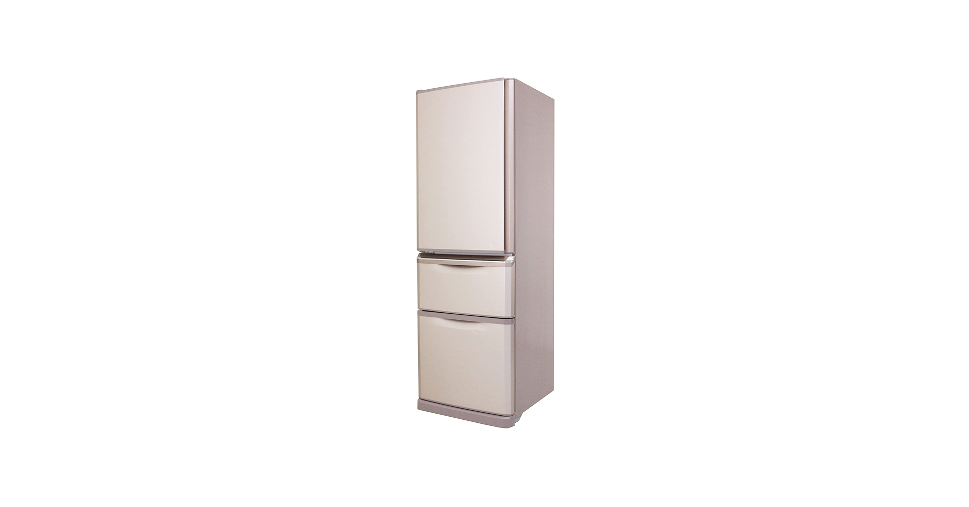 Amazon.co.jp: 三菱 370L 3ドア冷蔵庫（シャンパンピンク）【左開き