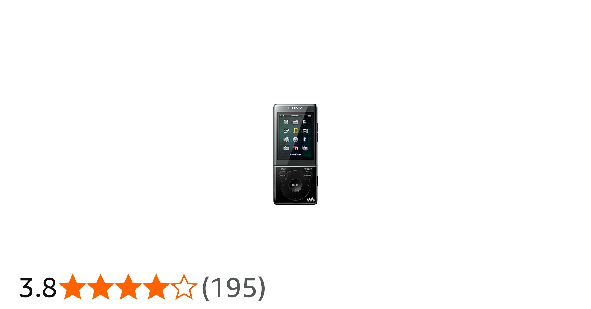 Amazon | SONY ウォークマン Sシリーズ [メモリータイプ] 16GB