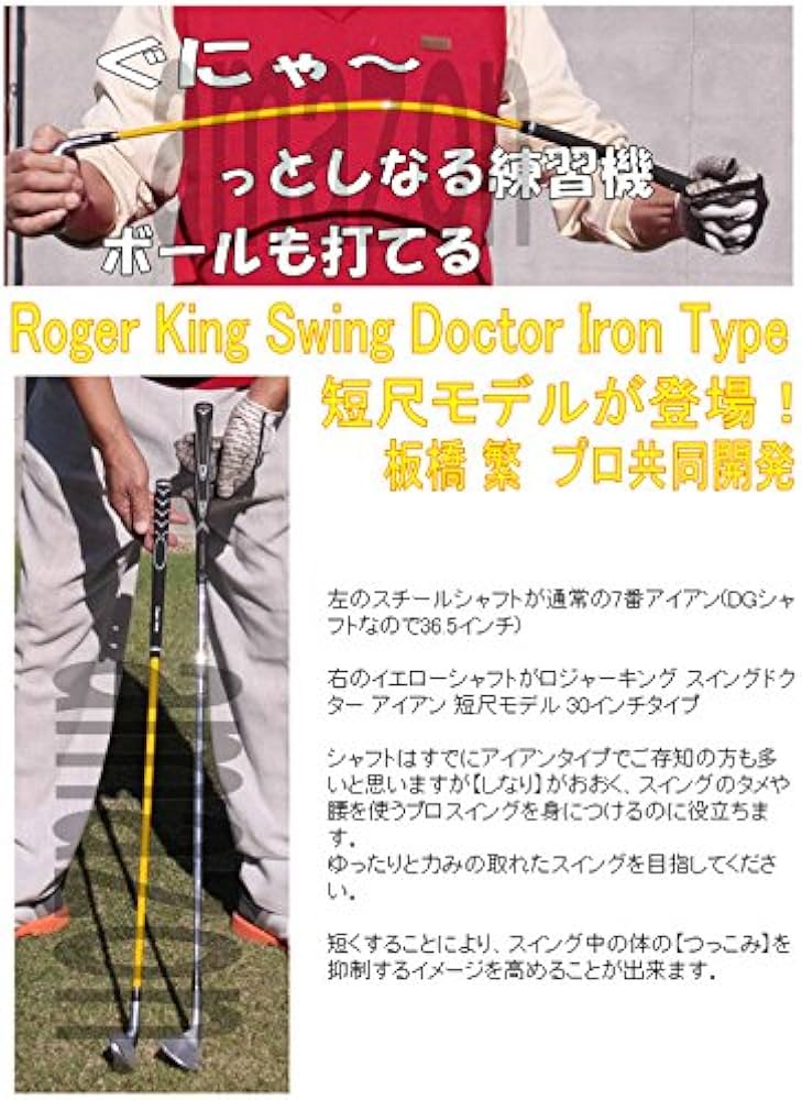 Amazon | スイング練習機 ロジャーキング スイングドクター 短尺