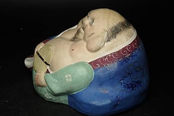 Amazon.co.jp: 友春画 枕絵 布袋 焼物 春画人形 艷絵 裏絵 浮世絵 隠し