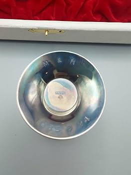 Amazon.co.jp: レア松田聖子 神田正輝 結婚式 婚礼 引き出物 大淵銀器