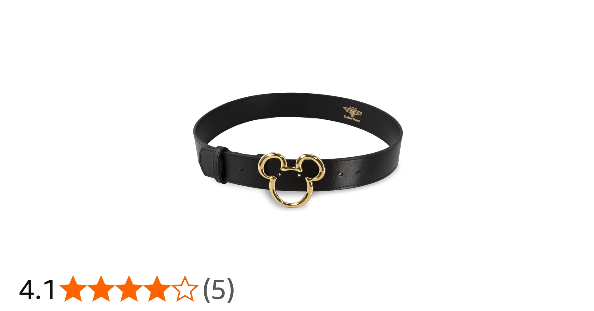 Amazon | [Buckle-Down] メンズ ディズニー ミッキーイヤーズ ゴールド